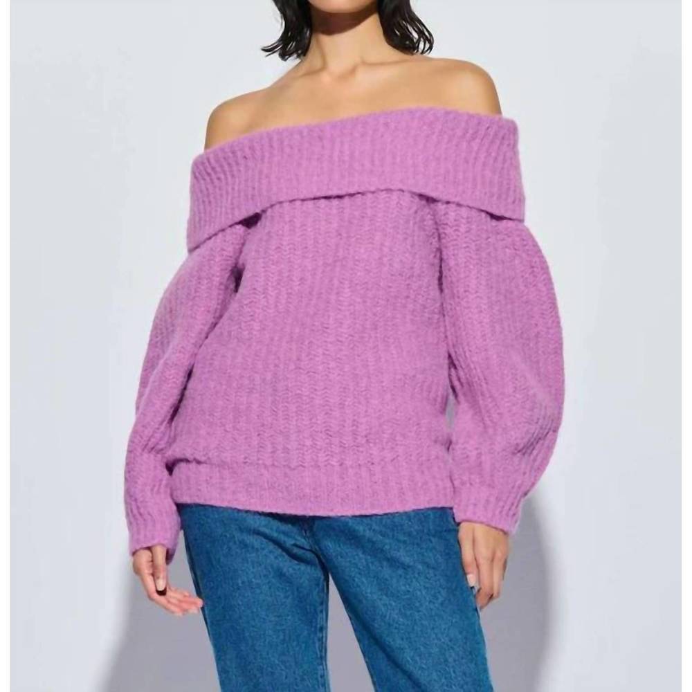 NEW NATION LTD serena sweater in lipstick